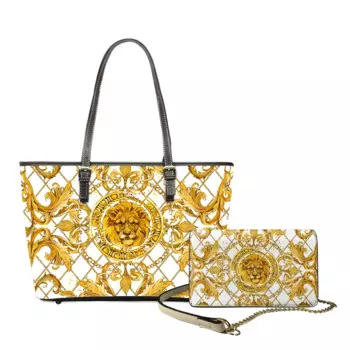 Роскошные женские сумки для женщин, европейские золотые Цветочные кожаные сумки-тоут, Сумки из искусственной кожи, женская сумка на плечо, сумочка с верхней ручкой для девочек