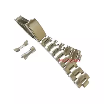 Роскошный изогнутый браслет из нержавеющей стали 316L для часов, ремешок для RLX 5508 5512 5513 5517, 20 мм