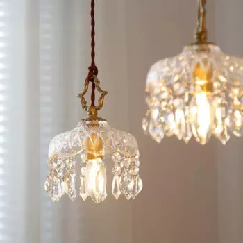 Подвесной светильник JIANKEXING золотого цвета