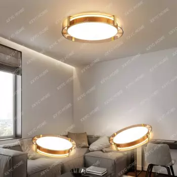 Роскошный медный светодиодный потолочный светильник для спальни