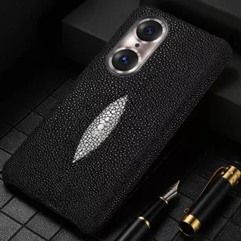 Роскошный мобильный телефон LANGSIDI из натуральной кожи Stingray для Honor 70 60 Pro 50 Pro 30 20 20i Magic 4 3 8X 10X 9X Note 10 V30.