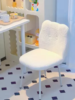 Роскошный туалетный столик, стул, мебель, спальня, маленькие стулья, искусственная кожа, домашняя гостиная, обеденное кресло, искусственная кожа