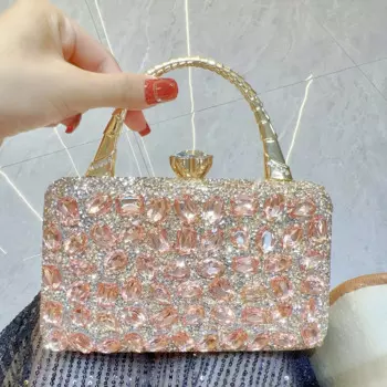 Роскошный женский кошелек с бриллиантами, элегантная Блестящая Сумочка, Свадебная Женская вечерняя сумка, клатч для выпускного вечера, сумка для хранения ювелирных изделий