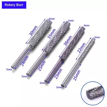 Ротационный напильник CHEERBRIGHT 3x3/4/5/6 мм