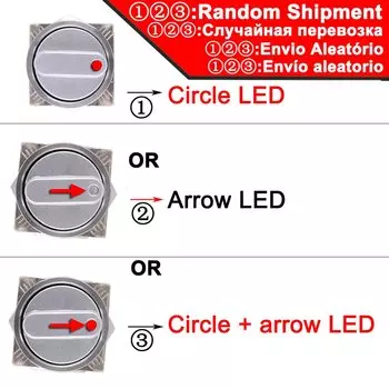 Rotary switch DIANQI 16mm brass SPDT 1NO1NC/2NO2NC momentary reset 12V