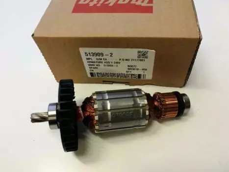 Ротор 240В в сборе для дисковой пилы HS7601 Makita артикул 513909-2