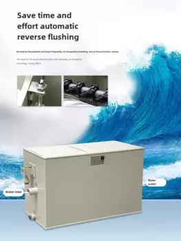 Роторный барабанный фильтр для очистки воды для аквакультуры рыбной фермы для пруда кои