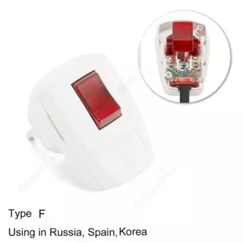 Розетка DelightFire Schuko с переключателем