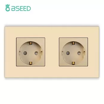 Розетка настенная BSEED EU с USB 5В 2.1А
