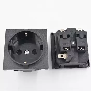 Розетка переменного тока, 5 шт./лот E-08, Германия, европейская, 16 А, 250 В, Корея