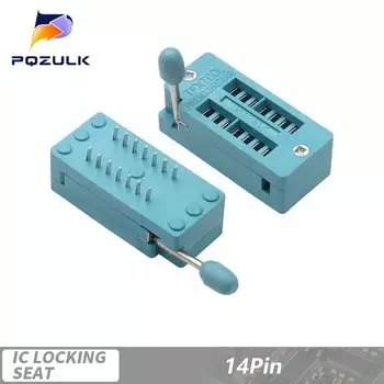 Розетка с замком для микросхемы PQZULK IC locking seat 14/16/18/20/24/28/40 Pin