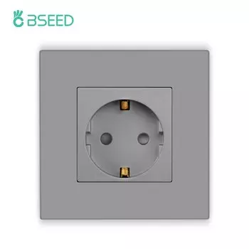 Розетки BSEED EU серые 16А