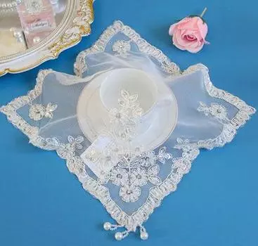 Рождественская цветочная салфетка из полиэстера и хлопка