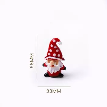 Рождественская елка, стеклянные украшения ярких цветов, креативные домашние фигурки, настольные украшения, автомобильные украшения, поделки