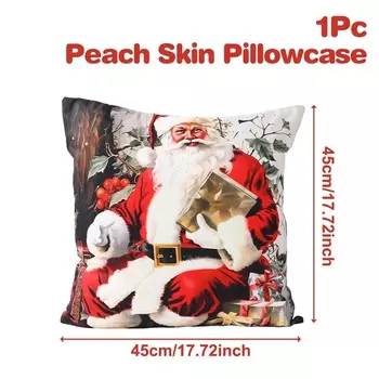 Рождественская квадратная наволочка Staraise