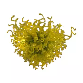 Рождественская люстра из дутого стекла, подвесной светильник для высоких потолочных светильников, старинный Индийский зеленый, муранский светодиодный подвесной светильник 32 на 28 дюймов