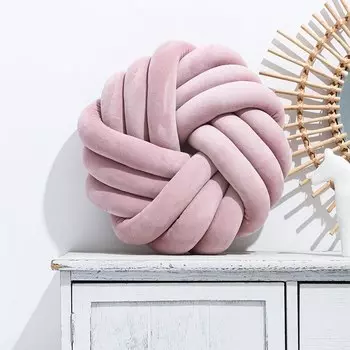 Рождественская подушка Inyahome, бархатная, полиэстер/хлопок