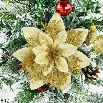 Рождественские цветы WNYZQ 14 см 5 шт