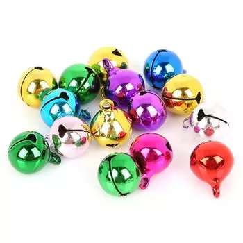 Рождественские колокольчики Beadia медь 6-14 мм набор 10 шт