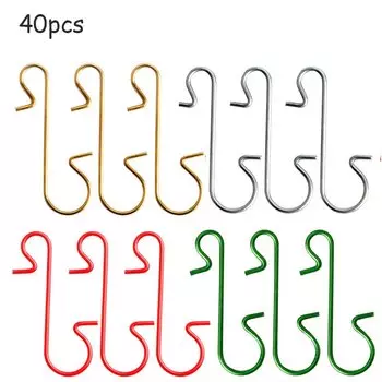 Рождественские крючки для ёлки 40 шт.