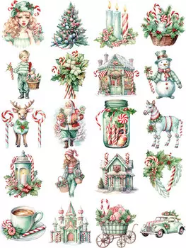 Рождественские наклейки TIAMECH