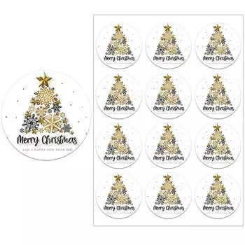 Рождественские наклейки WDINPATY