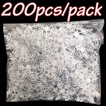 Рождественские снежинки RIBBON HOUSE WA-X 3 см 200 шт.