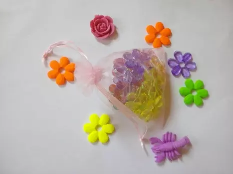 Рождественские Сумки Из Органзы 13x18 см 500 шт./лот, розовая сумка на шнурке для еды, ювелирных изделий, конфет, свадебных подарков, маленькие упаковочные пакеты