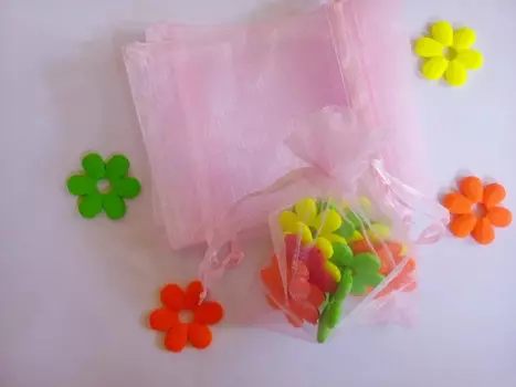 Рождественские Сумки Из Органзы, 15x20 см, 1000 шт./лот, розовая сумка на шнурке для еды, ювелирных изделий, конфет, свадебных подарков, маленькая упаковочная сумка