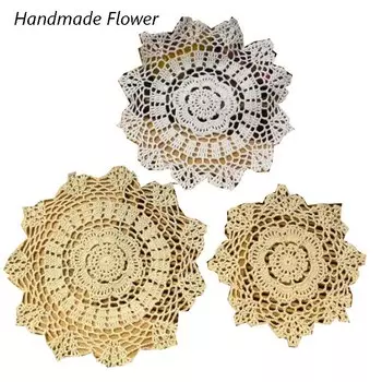 Рождественский цветочный хлопковый коврик для стола