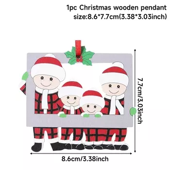 Рождественский кулон PATIMATE для семьи