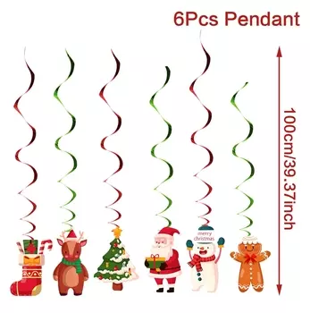 Рождественский спиральный баннер QIFU