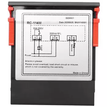 Розничная 220V/30A цифровой Температура контроллер Rc-114M термостат реле Выход-30 ~ 300 градусов С Ntc Сенсор