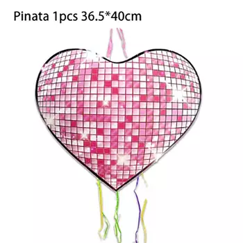 Розовая бумажная пиata сердце Disney