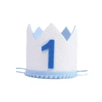 Розовая корона для первого дня рождения