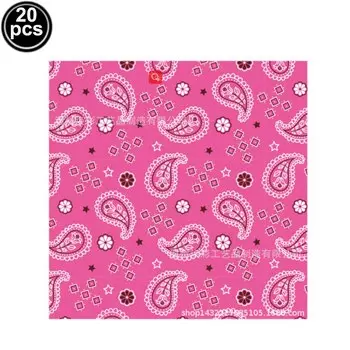 Розовая одноразовая посуда для вечеринки в стиле вестерн