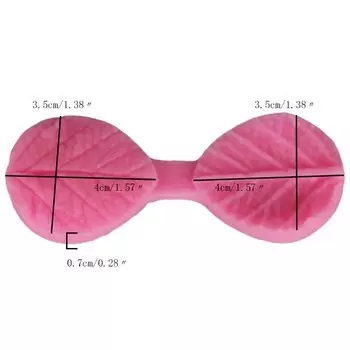 Розовая силиконовая форма для кекса BCMJHWT