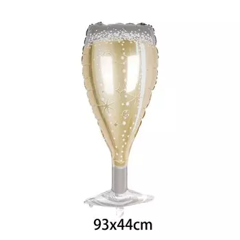 Розовое золото бутылка шампанского гелиевый шар