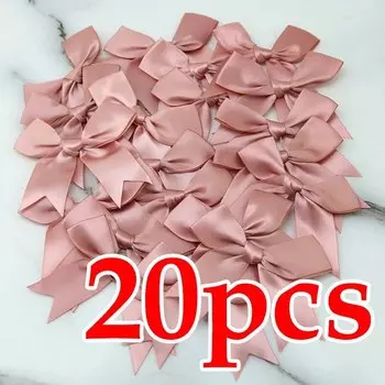 Розовые атласные банты Homearound 20 шт.
