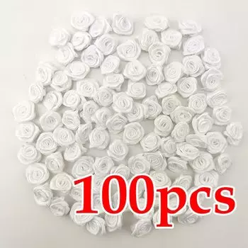 Розовые атласные ленточки RIBBON HOUSE для рукоделия