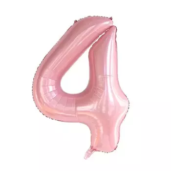 Розовые цифры фольгированные шары 40 дюймов