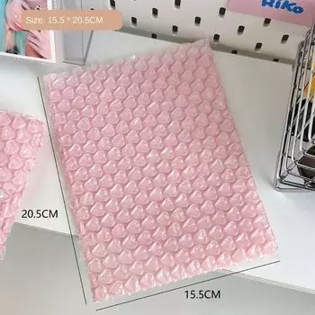 Розовые пузырчатые пакеты, 10 шт.
