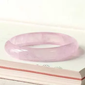 Розовый хрустальный браслет