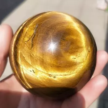 Розовый хрустальный шар для реiki AierCrystal