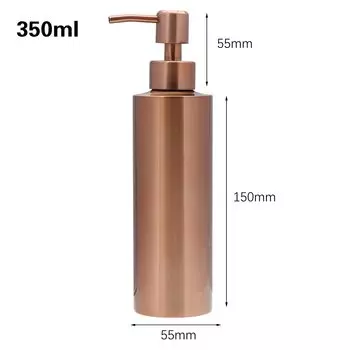 Розовый золото диспенсер для мыла из нержавеющей стали