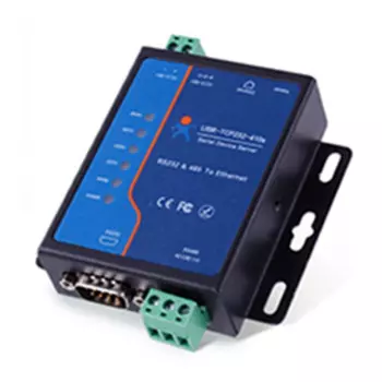 RS232 RS485 Serial To TCP/IP Ethernet преобразователь, последовательное устройство, Поддержка сервера Modbus RTU и TCP USR-TCP232-410S вилка