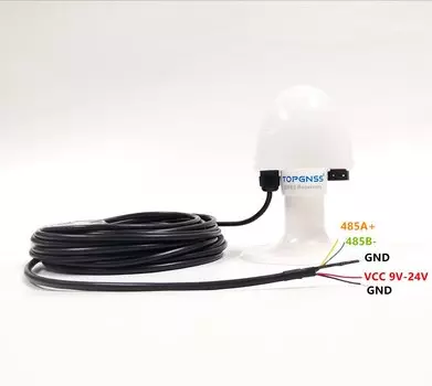 RS485 Уровень 9 В-36 В GNSS RTD Высокоточный GNSS приемник GPS BDS GLONASS GALILEO IP67 9600 NMEA0183 TOP103 TOPGNSS
