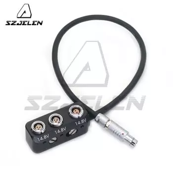 RS 3-Pin/0B 2-Pin/DTAP Port to 2X RS 3Pin и 0B 2-контактный женский разветвитель питания камеры, Кабель-адаптер с резьбой 1/4 дюйма, длина по заказу