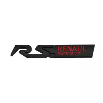 RS RENAULT SPORT эмблема, автомобильные наклейки для Renault RS LINE megane laguna CLIO, листовая пластина, модифицированные аксессуары для багажника, наклейки