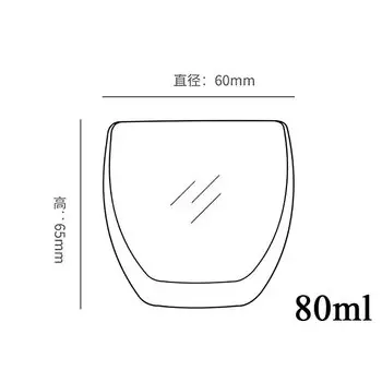 RSCHEF прозрачные термостойкие стеклянные чашки